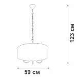 Подвесная люстра VitaLuce V3983-0/5