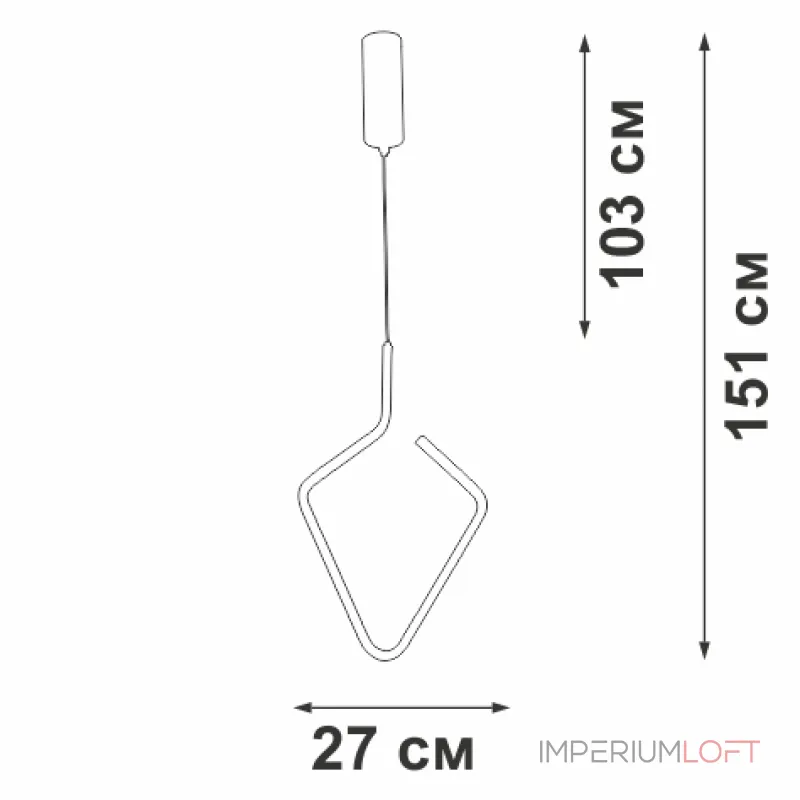 Подвесной светильник VitaLuce V4608-0/1S Подвесной светильник VitaLuce V4608-0/1S