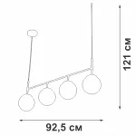 Подвесная люстра VitaLuce V4717-8/4S