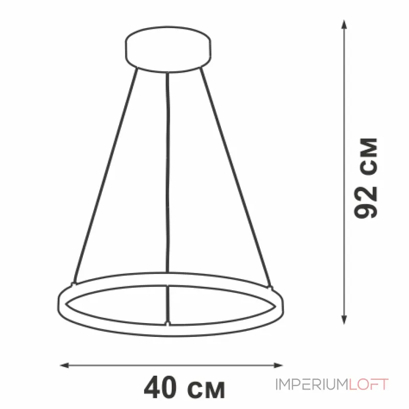 Подвесная люстра VitaLuce V04600-03/1S