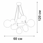 Подвесная люстра VitaLuce V2569-1/10S