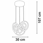 Подвесная люстра VitaLuce V4672-0/3S