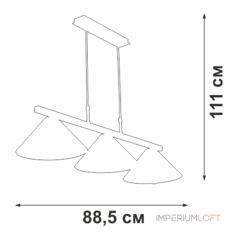 Подвесная люстра VitaLuce V4783-1/3S Подвесная люстра VitaLuce V4783-1/3S