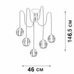 Подвесная люстра VitaLuce V4885-0/5S