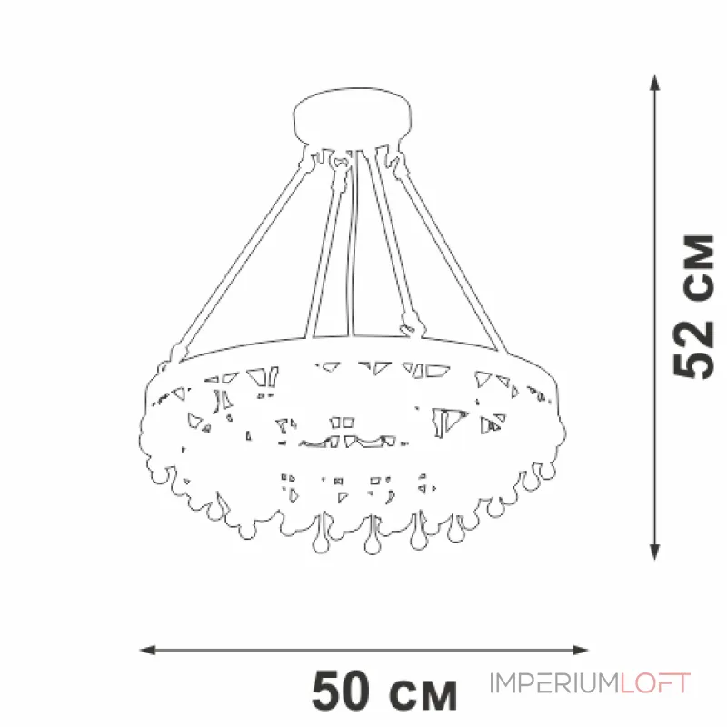 Подвесная люстра VitaLuce V5352-8/4S