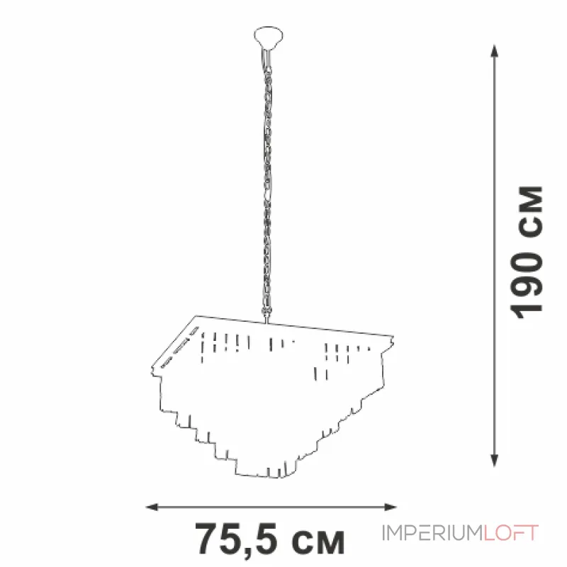 Подвесная люстра VitaLuce V5818-8/13 Подвесная люстра VitaLuce V5818-8/13