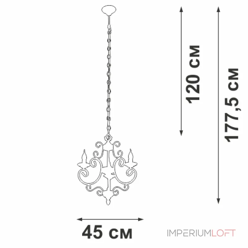 Подвесная люстра VitaLuce V1094-0/3 Подвесная люстра VitaLuce V1094-0/3