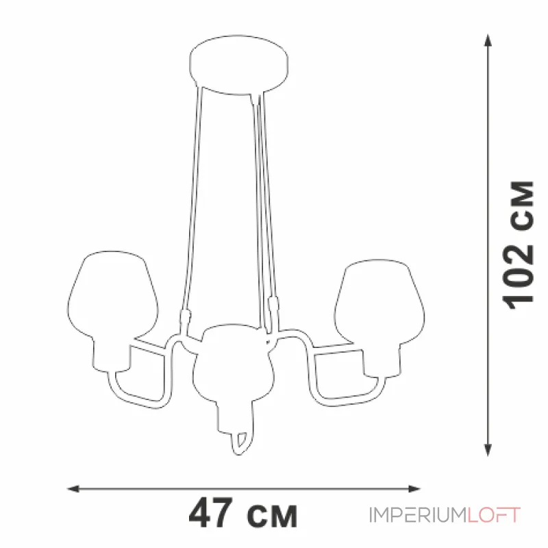 Подвесная люстра VitaLuce V4833-7/3S