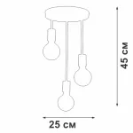 Потолочный светильник VitaLuce V4968-1/3PL