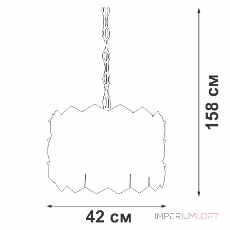 Подвесная люстра VitaLuce V5286-1/6
