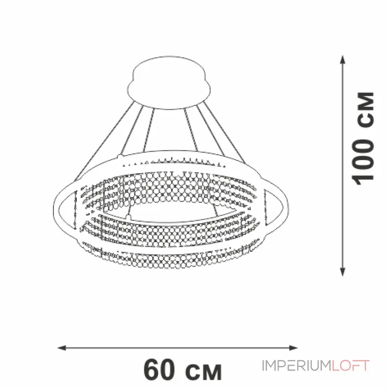 Подвесная люстра VitaLuce V5400-0/1S
