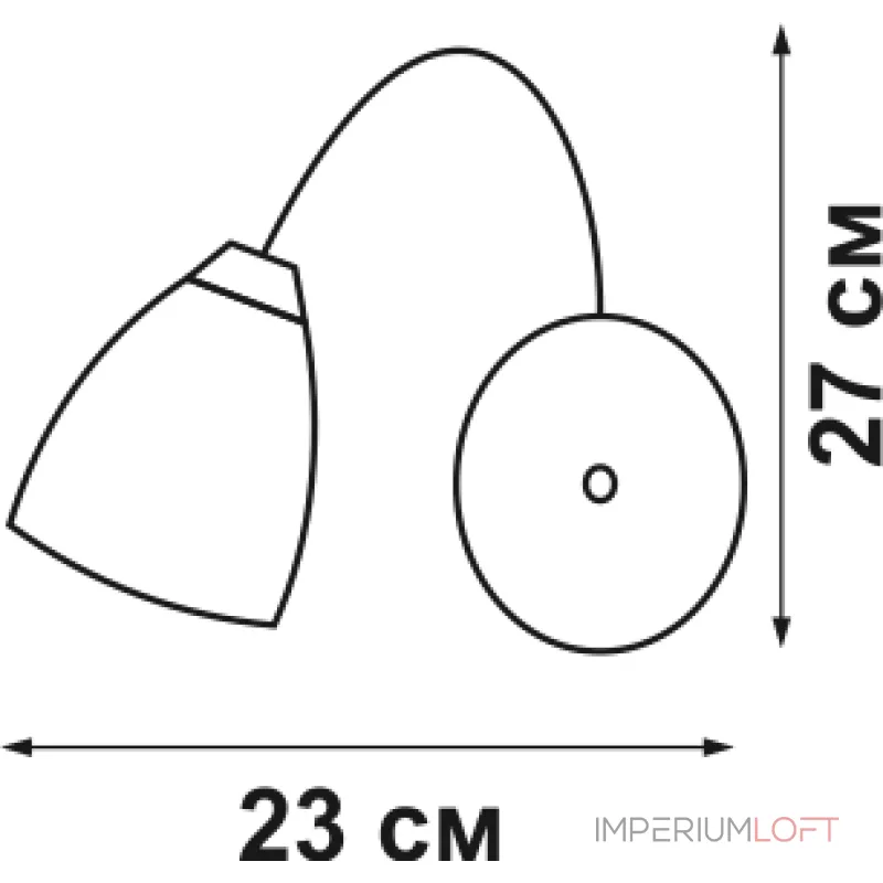 Настенный светильник VitaLuce V1541/1A Настенный светильник VitaLuce V1541/1A