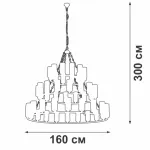 Подвесная люстра VitaLuce V1810-1/20+16+12