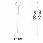 Подвесной светильник VitaLuce V3849DT-8/1S