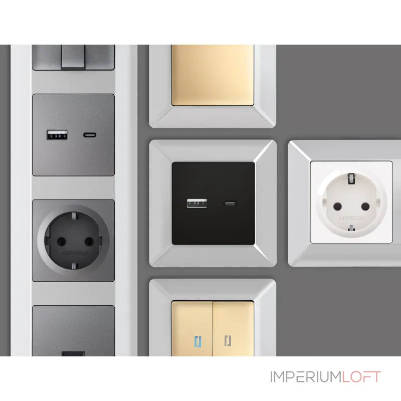 Рамка 1-ая Ambrella Volt ALFA AF110401