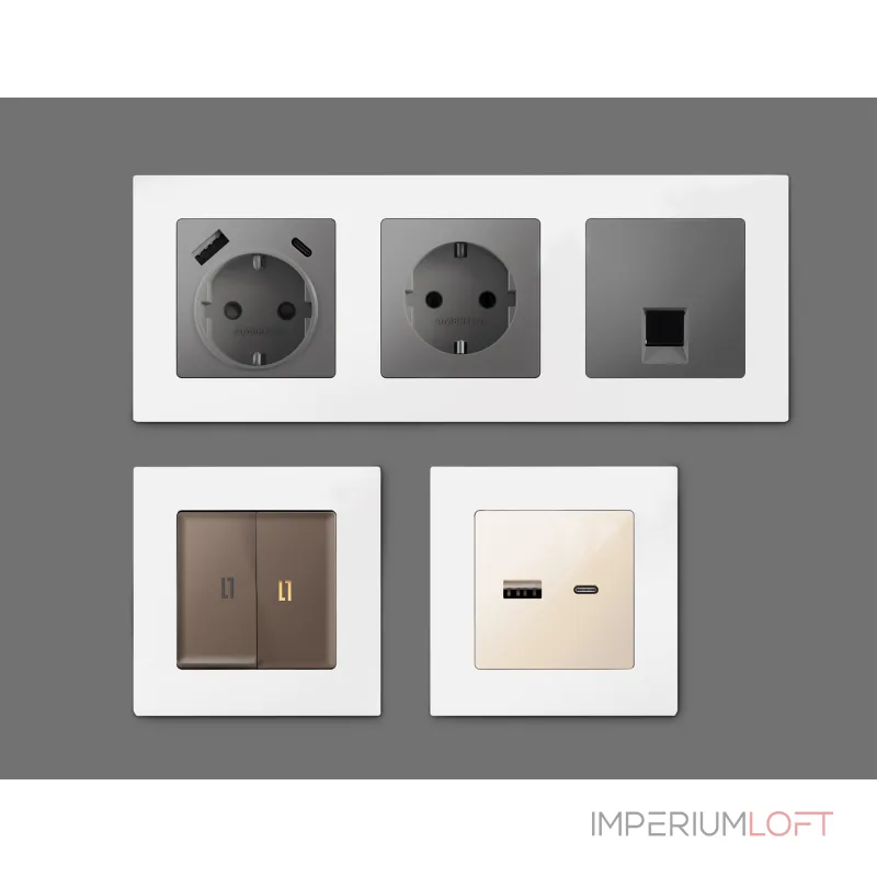 Рамка 2-ая Ambrella Volt ALFA AF220122