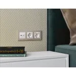 Рамка ALFA Techno (Серо-бежевый матовый) 1-ая AF220361 от ImperiumLoft