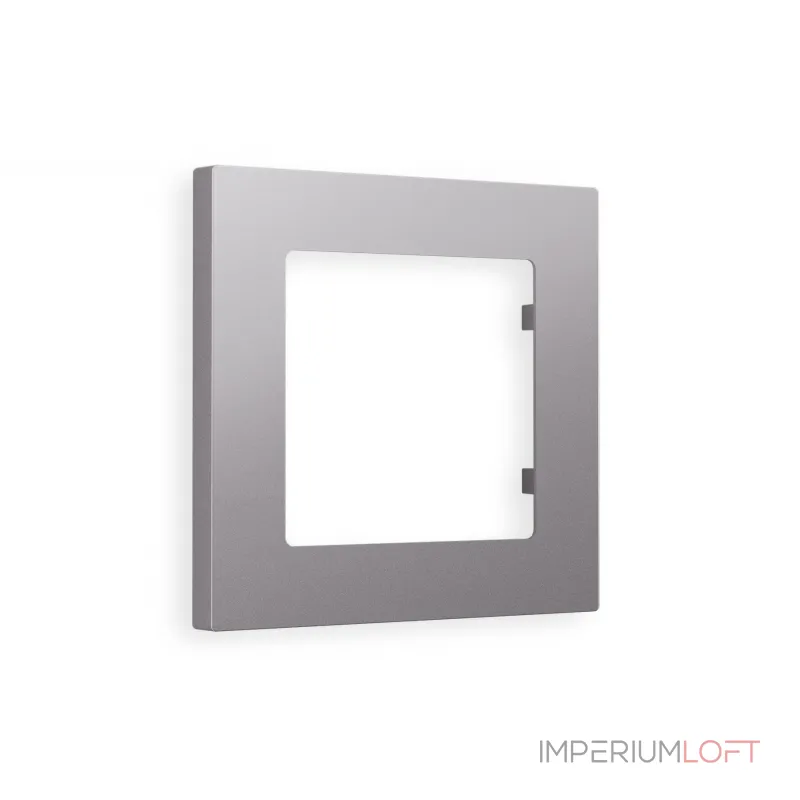 Рамка ALFA Techno (Сталь матовый) 1-ая AF220501 от ImperiumLoft Рамка ALFA Techno (Сталь матовый) 1-ая AF220501 от ImperiumLoft