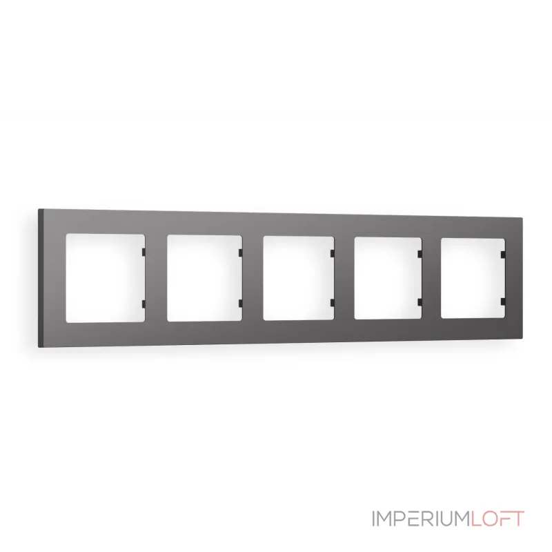 Рамка ALFA Techno (Антрацит серый) 5-ая AF220655 от ImperiumLoft Рамка ALFA Techno (Антрацит серый) 5-ая AF220655 от ImperiumLoft