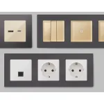 Рамка ALFA Techno (Антрацит серый) 5-ая AF220655 от ImperiumLoft