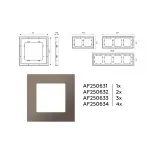 Рамка 2-ая Ambrella Volt ALFA AF250632