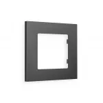 Рамка ALFA Qubi (Графит Мягкое касание) 1-ая AF250801 от ImperiumLoft