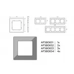 Рамка 3-ая Ambrella Volt ALFA AF580653
