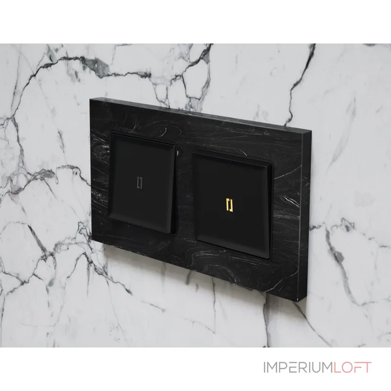 Рамка ALFA Grand (Черный мрамор) 4-ая AF930704 от ImperiumLoft Рамка ALFA Grand (Черный мрамор) 4-ая AF930704 от ImperiumLoft