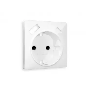 Лицевая панель для электрической розетки с заземлением со шторками 2USB A+C Volt QUANT AP1100