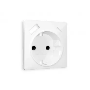 Лицевая панель для электрической розетки с/з со шторками 2USB A+C Ambrella Volt ALFA AP1300
