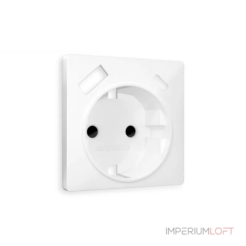 Лицевая панель для электрической розетки с/з со шторками 2USB A+C Ambrella Volt ALFA AP1300 Лицевая панель для электрической розетки с/з со шторками 2USB A+C Ambrella Volt ALFA AP1300