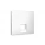 Лицевая панель для компьютерной/телефонной розетки RJ-45/RJ-11 Ambrella Volt ALFA AP1320