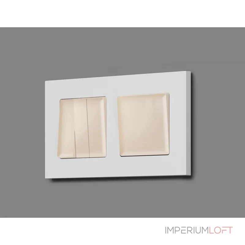 Лицевая панель для 1-клавишных выключателей Ambrella Volt ALFA AP3010