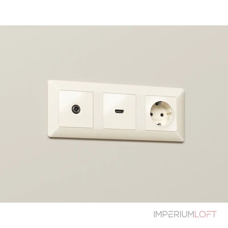 Лицевая панель для HDMI розетки Ambrella Volt ALFA AP3340