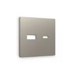 Лицевая панель для розетки 2USB тип A+C Ambrella Volt ALFA AP3710