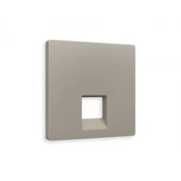 Лицевая панель для компьютерной/телефонной розетки RJ-45/RJ-11 Ambrella Volt ALFA AP3720
