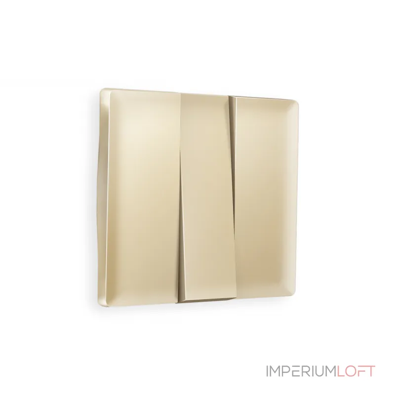 Лицевая панель для 3-клавишных выключателей Ambrella Volt ALFA AP6050 Лицевая панель для 3-клавишных выключателей Ambrella Volt ALFA AP6050