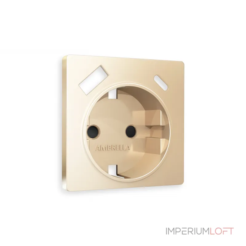 Лицевая панель для электрической розетки с заземлением со шторками 2USB A+C Ambrella Volt ALFA AP6100 Лицевая панель для электрической розетки с заземлением со шторками 2USB A+C Ambrella Volt ALFA AP6100
