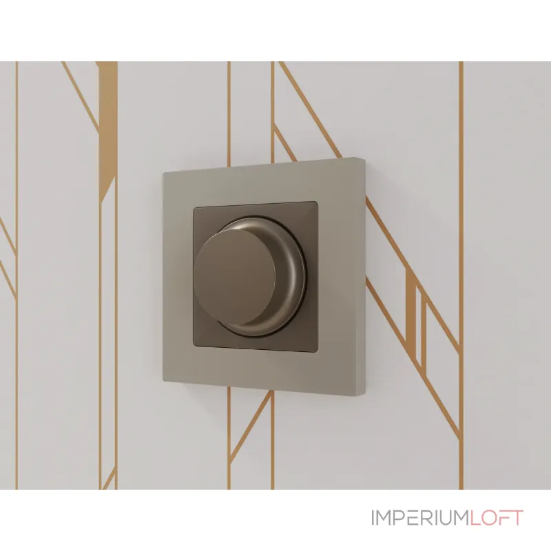 Лицевая панель ALFA (Темная бронза матовый) для диммера QUANT AP6355 от ImperiumLoft