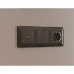 Лицевая панель для TV розетки Ambrella Volt ALFA AP6430
