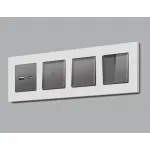 Лицевая панель для 1-клавишных выключателей Ambrella Volt ALFA AP6510