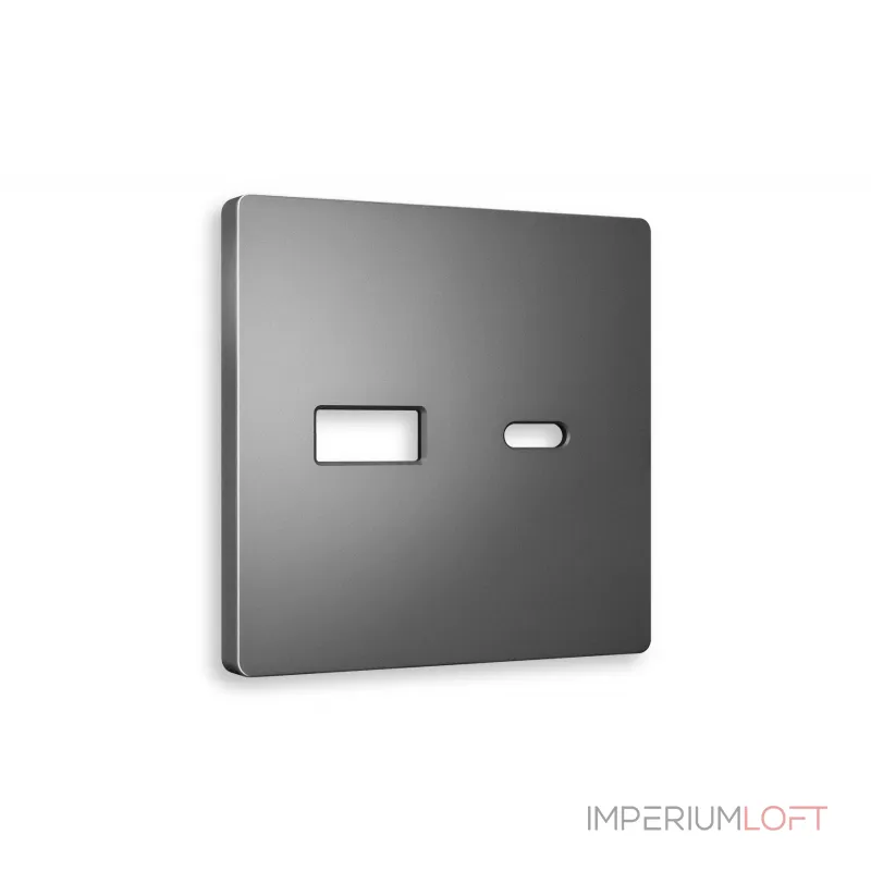 Лицевая панель ALFA (Антрацит серый) для розетки 2USB тип A+C QUANT AP6610 от ImperiumLoft Лицевая панель ALFA (Антрацит серый) для розетки 2USB тип A+C QUANT AP6610 от ImperiumLoft
