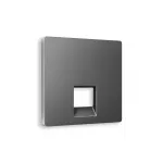 Лицевая панель для компьютерной/телефонной розетки RJ-45/RJ-11 Ambrella Volt ALFA AP6620