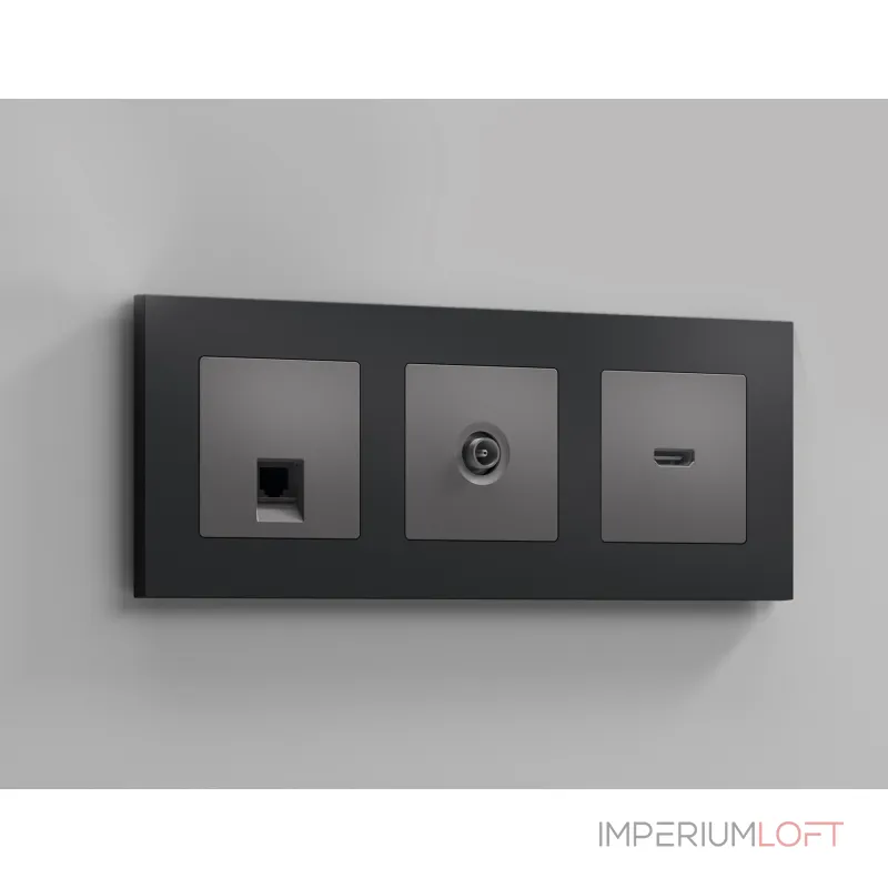 Лицевая панель для HDMI розетки Ambrella Volt ALFA AP6640