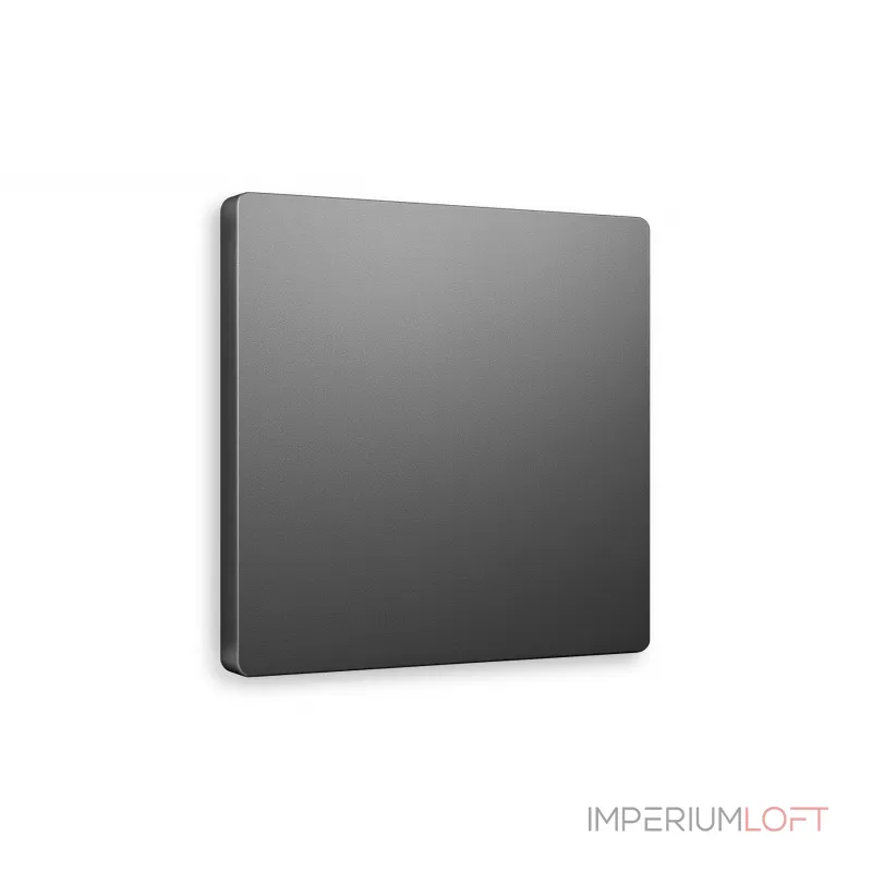 Лицевая панель ALFA (Антрацит серый) заглушка для суппорта QUANT AP6660 от ImperiumLoft