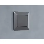 Лицевая панель ALFA (Антрацит серый) заглушка для суппорта QUANT AP6660 от ImperiumLoft