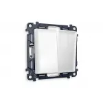 Комплект механизма 2-клавишного проходного выключателя Ambrella Volt MA MA103020