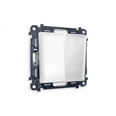 Комплект механизма 2-клавишного проходного выключателя Ambrella Volt MA MA103020