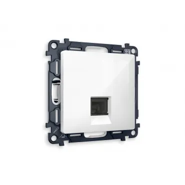 Комплект механизма телефонной розетки RJ-11(4P4C) с защитной шторкой Ambrella Volt MA MA112030 Комплект механизма телефонной розетки RJ-11(4P4C) с защитной шторкой Ambrella Volt MA MA112030
