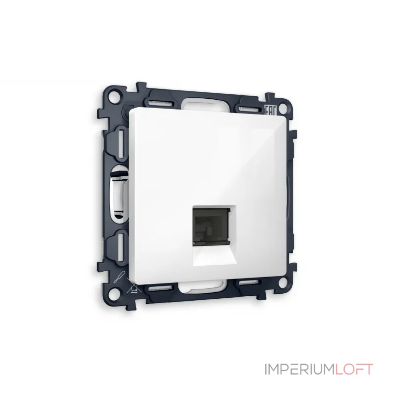 Комплект механизма телефонной розетки RJ-11(4P4C) с защитной шторкой Ambrella Volt MA MA112030 Комплект механизма телефонной розетки RJ-11(4P4C) с защитной шторкой Ambrella Volt MA MA112030